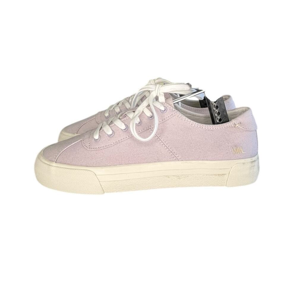 Madewell Womens 8M Sidewalk Low Top Sneakers Canvas Lavender